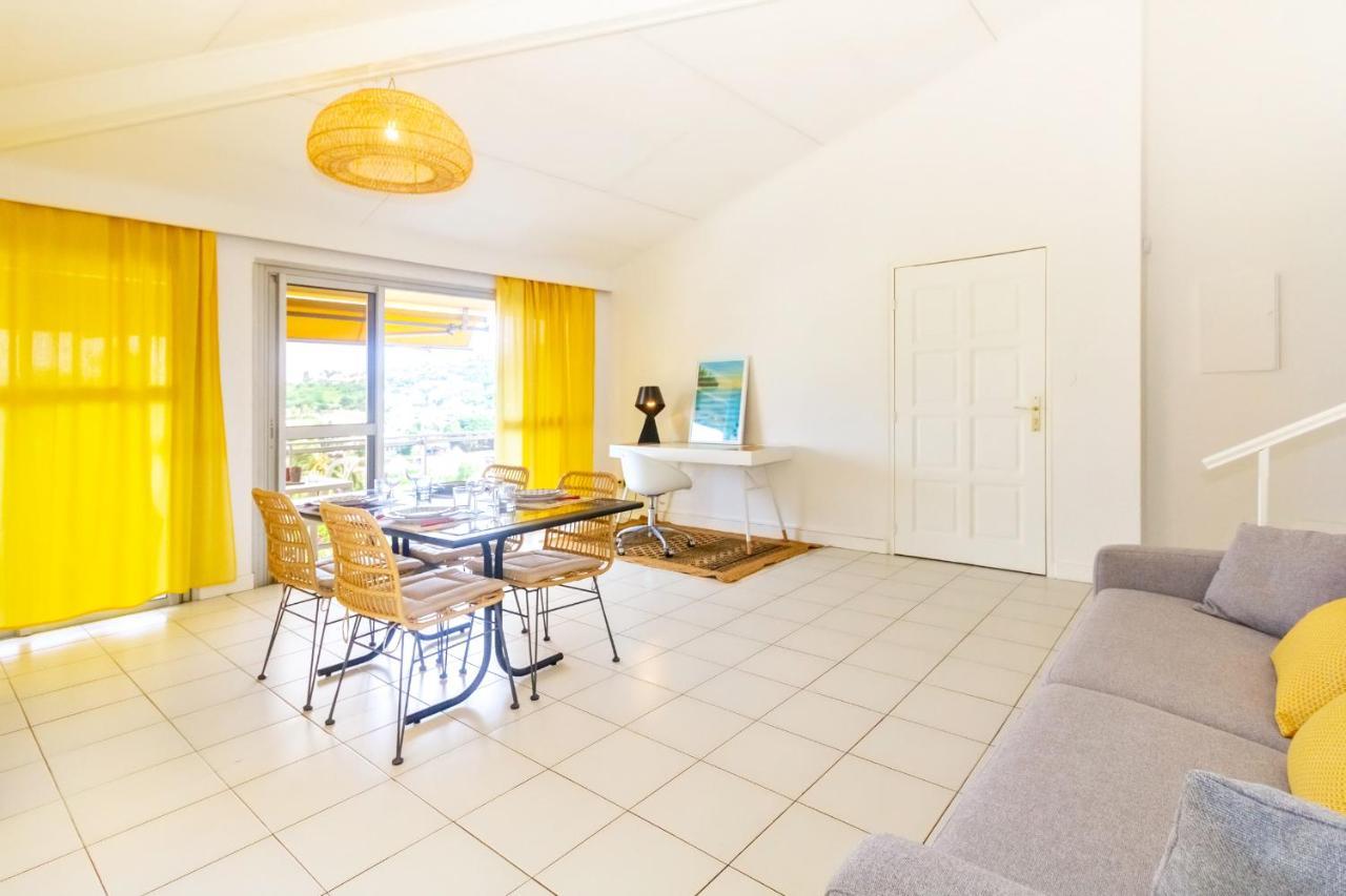 Cuty - Bel Et Spacieux Apt Avec Magnifique Vue Mer Et Piscine Saint Gilles Les Bains Εξωτερικό φωτογραφία