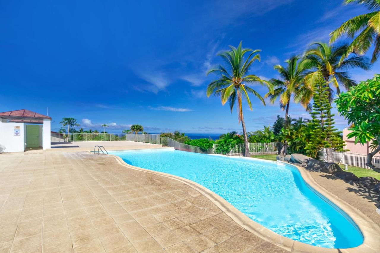 Cuty - Bel Et Spacieux Apt Avec Magnifique Vue Mer Et Piscine Saint Gilles Les Bains Εξωτερικό φωτογραφία